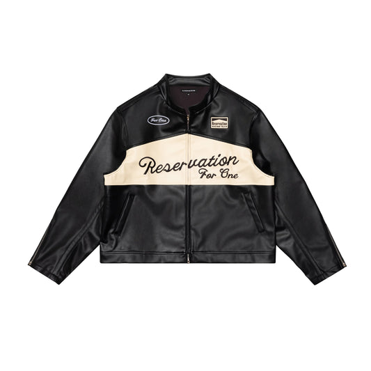 MOTOR LEATHER RACING JACKET