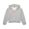HEATHER GREY CROSS HOODIE