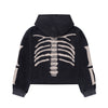 BONES ZIP-UP HOODIE