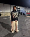 BONES ZIP-UP HOODIE